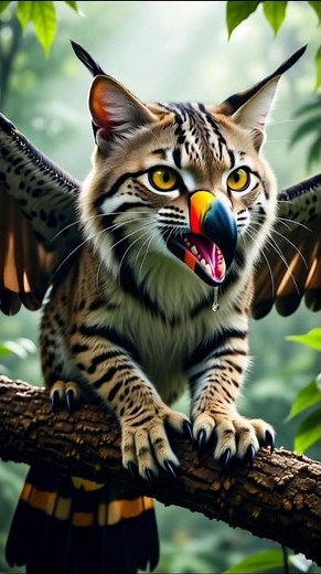 incredible animal fusion #hybrids #animals #animalfusion #tiger #wildlife