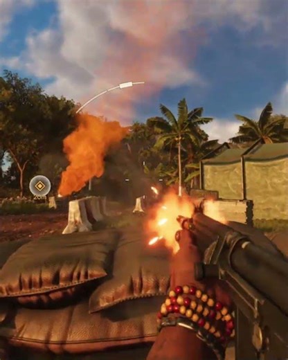 Far Cry 6 | Intense Gunfight at Enemy Camp | Action Gameplay Battle Quest |🔥