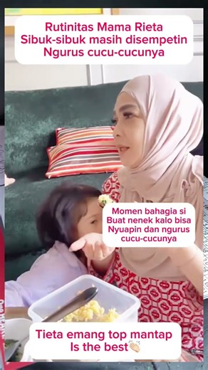 Sesibuk apapun Mama Rieta sempetin ngurus cucu-cucunya #trending #shortvideo #mamarieta #raffiahmad