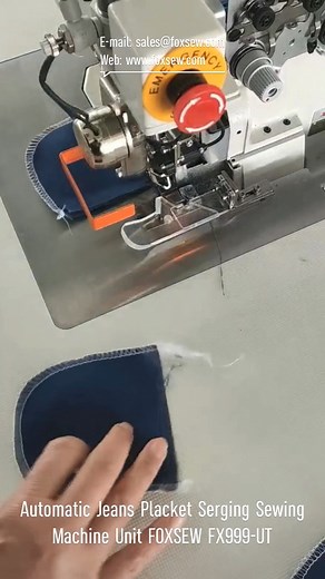 3.5K views · 39 reactions | Automatic Jeans Placket Overlocking...
