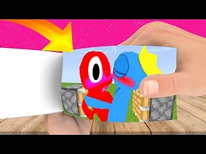 Kiss Blue x Red - Rainbow Friends Red x Blue FlipBook