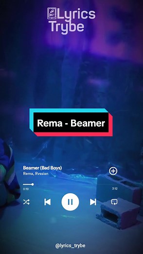 Rema - Beamer (Lyrics) | Afrobeats Music Video