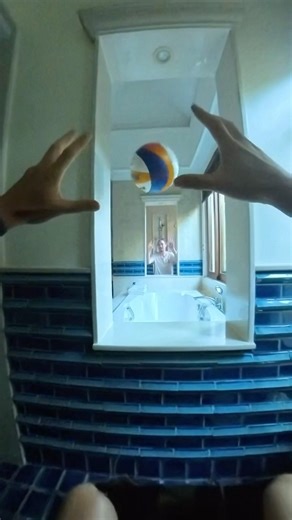 Volleyball never takes a bathroom break 🚽🏐😅