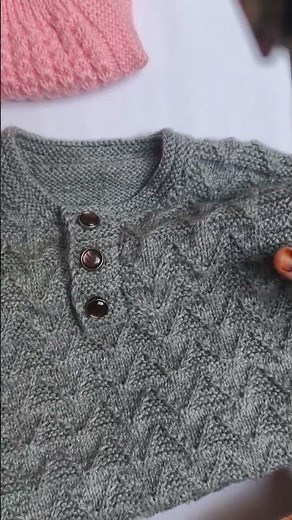 Simple Baby Sweater Knitting | Step-by-Step Full Tutorial #baby sweater
