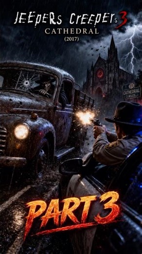 Jeepers Creepers 3 (2017) Cops Open Fire on the Creeper’s Truck—Triggering a Deadly Threat