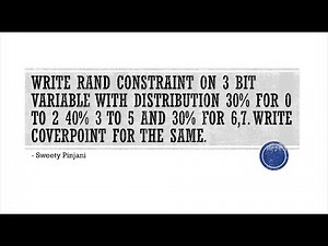 3 bit randomization #vlsi #systemverilog #careerdevelopment #sv #coding #education #semiconductor