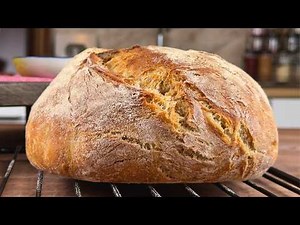 No-knead bread recipe! Easier than you think.
