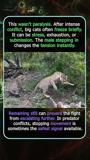 Two Female Leopards Fight Then The Male Steps In