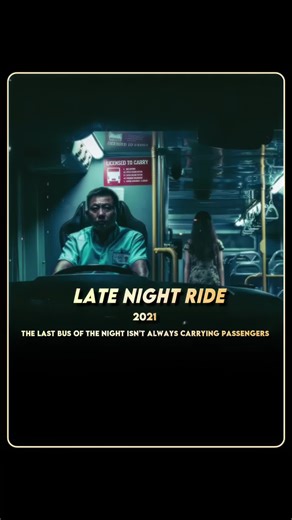 The last bus of the night isn't always carrying passengers. #NightDrive #Thriller #MovieReview #Horror