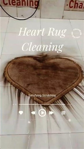 DIRTY Heart Rug Deep Clean — Wait for the Ending!