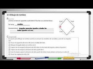 3.5 DIBUJO DE ROMBOS CUADERNO DE EJERCICIOS (RECUERDA)