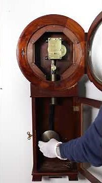 Setting Up 1920s Seth Thomas Regulator Clock No 2 After Serviced