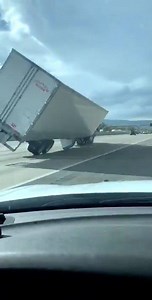 104K views · 1.3K reactions | CRAZY video from Utah Highway Patrol showing winds blowing over not just one, but two semi-trucks. Winds in Utah are reaching up to 75 miles-per-hour according to Utah Highway Patrol. | KHQ Local News | Facebook