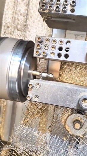 Automated Lathe Machining of Small High Precision Metal Components #timelesscraftsmanship #machine