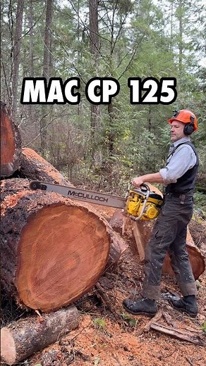 Mac CP 125 #mcculloch #logger #timberfaller #husqvarna #chainsaws #firewood #logging