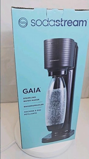 Sodastream black Gaia sparkling water maker