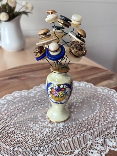 Button Flower Bouquet - Etsy