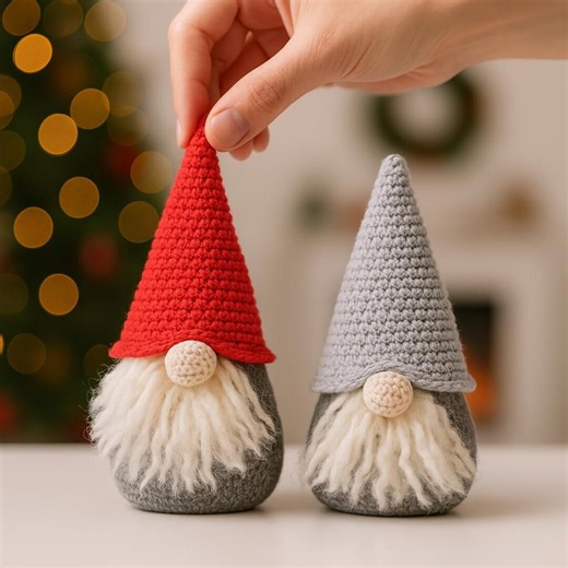 Christmas Crochet Gnome Pattern PDF - Etsy