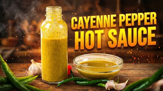 Quick and delicious homemade cayenne pepper hot sauce