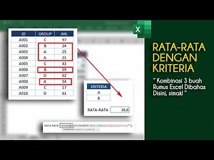 Begini, Cara Menghitung Nilai Rata Rata di Excel Sesuai Kriteria