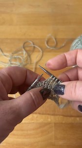 Hello, my friends! I just used this waste yarn cast-on to start a sweater, so I thought I’d pop over and show you all. I’ve been trying to get my knitting mojo back, and really what it took is a ridiculously simple sweater in super soft yarn. I just don’t have the brain power for anything else, you know? So this is how I started my sweater from the top down because I want to go back and finish it up using an i-cord bind-off around the neckline, and I love the waste yarn because it’s so stable. Y
