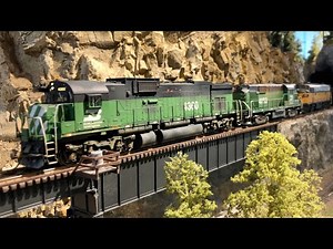 Part 59 - BN Alco C636 climbs towards Stevens Pass