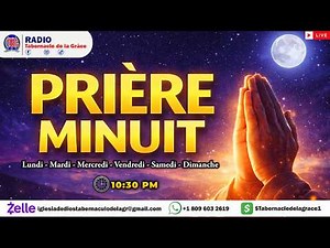 PRIÈRE MINUIT - MOMENT POTE PLENT - @SourcedelaGrace R.T.G - 01 MARS 2026