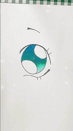 【お絵描き初心者🔰向け】かっこいい・かわいい瞳のハイライトの入れ方【描きわけ】 #イラスト #アートスクール #イラストメイキング