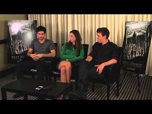 The Maze Runner Cast Interview - Dylan O'Brien, Kaya Scodelario, and Will Poulter