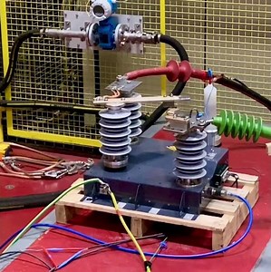 Medium voltage load break switch in action