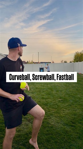 Sports Fore Days on Instagram: "Curveball, Screwball, Fastball 🔥 #baseball #backyardbaseball #sports #strikeout #fastball"