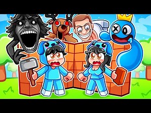 Omz MOM Plays Build to Survive in Roblox!