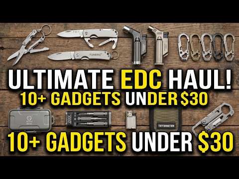 10 Best EDC Gear & Gadgets on Amazon Under $30 (2026)