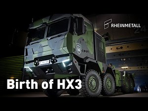 Rheinmetall unveils HX3 tactical truck generation