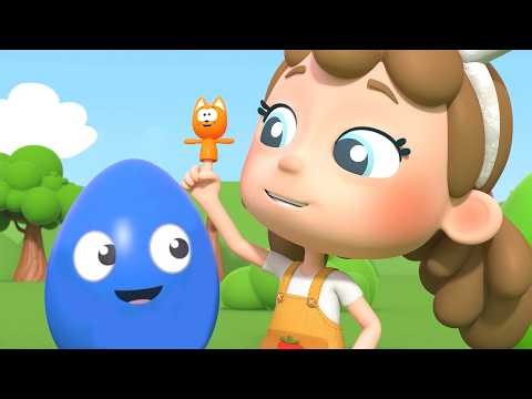 EASTER BUNNY - Violet and Mikey feat Kote Kitty and Colored Eggs Kids Song