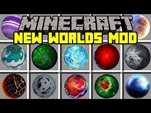 Minecraft NEW WORLDS MOD! | TRAVEL TO NEW MINECRAFT PLANETS AND WORLDS! | Modded Mini-Game