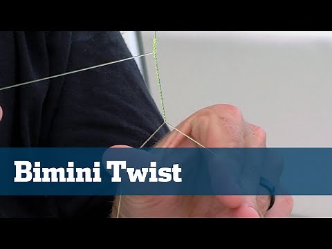 Tie A Bimini Twist - Florida Sport Fishing TV - Step By Step Rigging Station