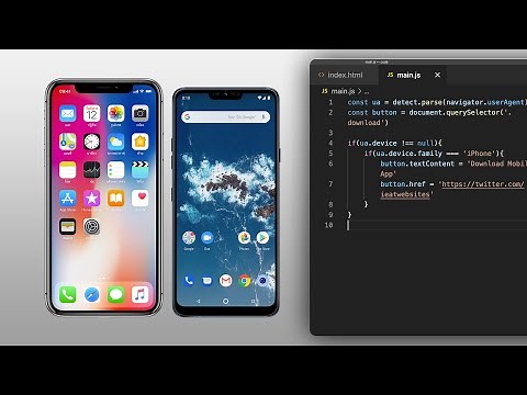 How to Detect if the user is using an iPhone, Android or a Browser