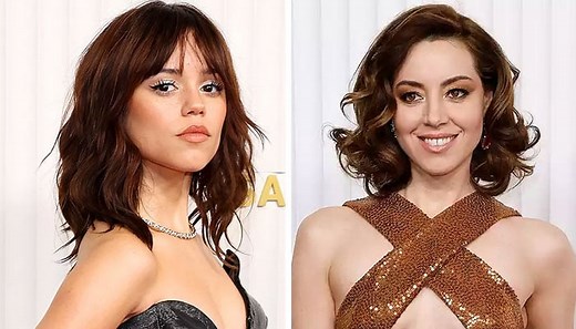 Jenna Ortega, Aubrey Plaza have eerie chemistry presenting at SAG Awards 2023