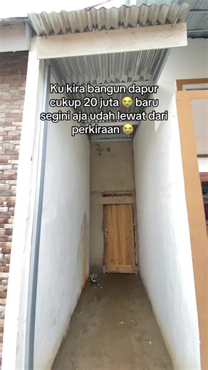 Membangun Dapur Rumah Subsidi dengan 20 Juta