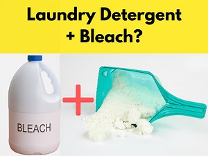 Can You Mix Laundry Detergent and Bleach? (How to do it safely)