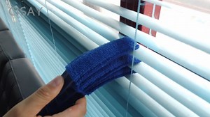 Watch CISAY Window Blind Cleaner,Duster Brush With 1 Clamps and 5 Removable Sleeves-Blind Cleaner Tools Fo on Amazon Live