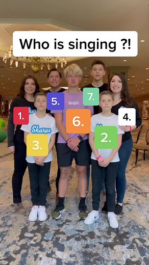 Who is singing!? @sharpefamilysingers #singing #singingchallenge