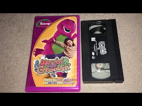 Opening And Closing To Barney: Movin And Groovin’ 2004 VHS