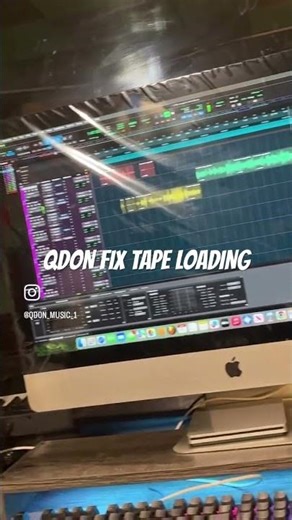 QDON FIX TAPE LOADING #studiovibes #studiolife
