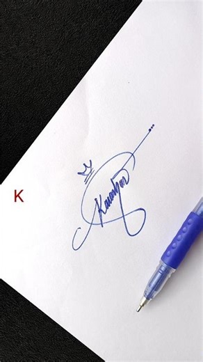 Elegant Letter K Signature ✍️ | Easy & Stylish Design