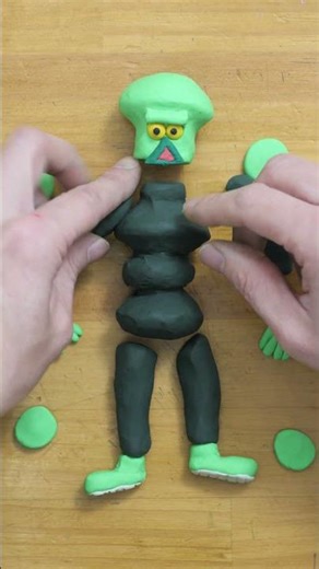 Clay Alien 油ねんどで宇宙人をつくってみた #ClayArt #Alien #Shorts