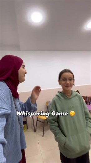 Whispering game : classroom version 😂🤫 . . . #Kids #english #whisper #classroom #school #learnenglish #teacher #algeria #algerian | Karima Mellouki