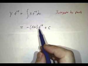 Integrating Factors I: An example