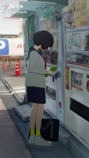 「飲む？」 #アニメを作ってみた #indie_anime #ダイナミック壁紙 #wallpaper #livewallpaper #アニメ #アニメーション #アニメ好き #アニメ好きと繋がりたい #blender #blender3d #3dcg